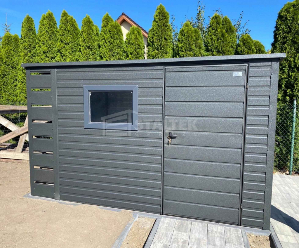 Schowek – domek ogrodowy 3×2 – wiata 0,4×2 – drzwi – okno dach ST238 Rybnik - zdjęcie 2