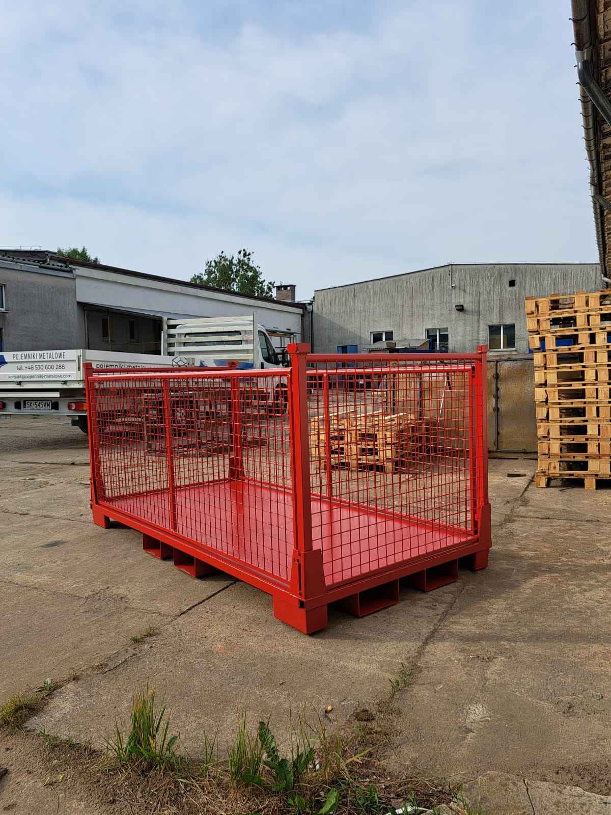 Gitterbox podwójny składany Bartków - zdjęcie 1