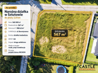Narożna działka w Sztutowie! 2,8km do plaży