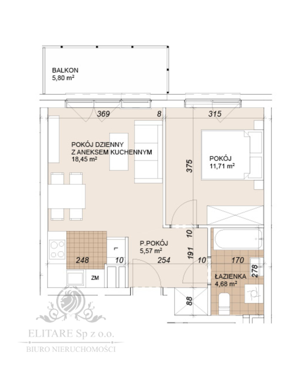 NOWE Mieszkanie Stare Miasto/Szczepin 2pok/ 40,41m2/ogrz. miejskie Wrocław - zdjęcie 2