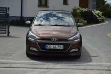 Hyundai i20 1.2B Klima Led Brązowy Panorama 2016r Sprowadzony Opłacony Majdan Sieniawski - zdjęcie 2