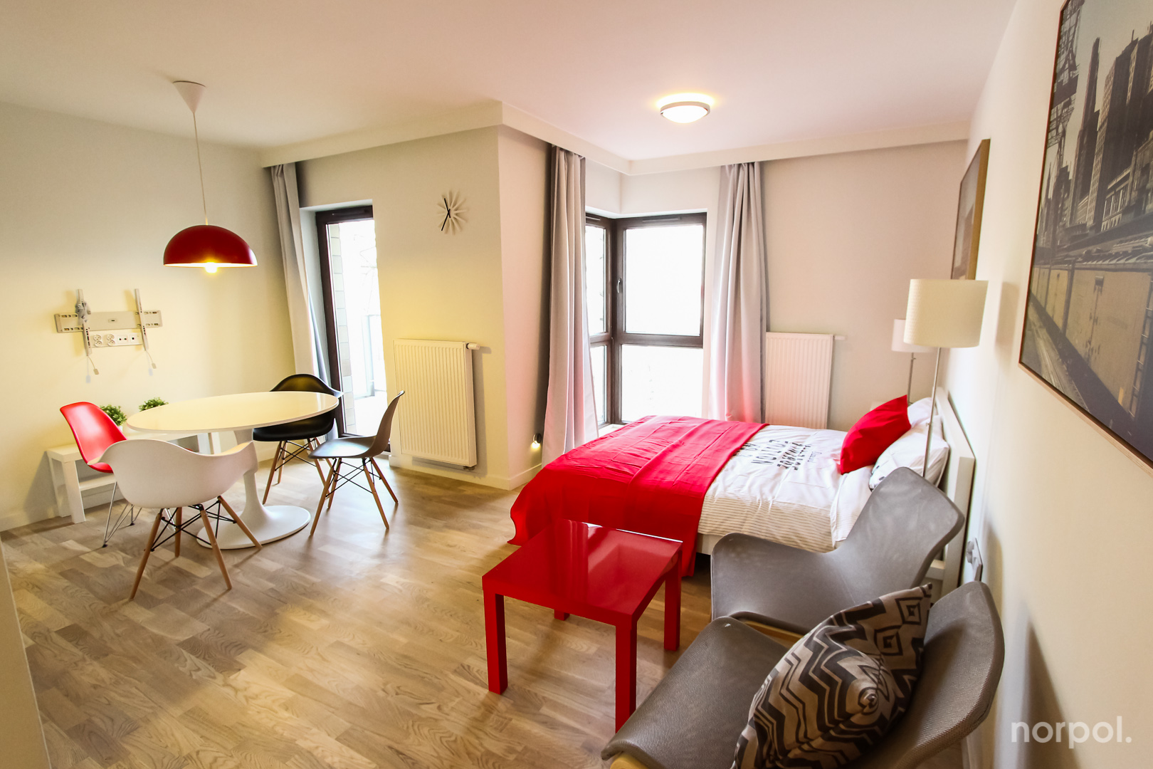 Przytulne studio na Kijowskiej, balkon, winda, zielona okolica, ciche Kraków - zdjęcie 1
