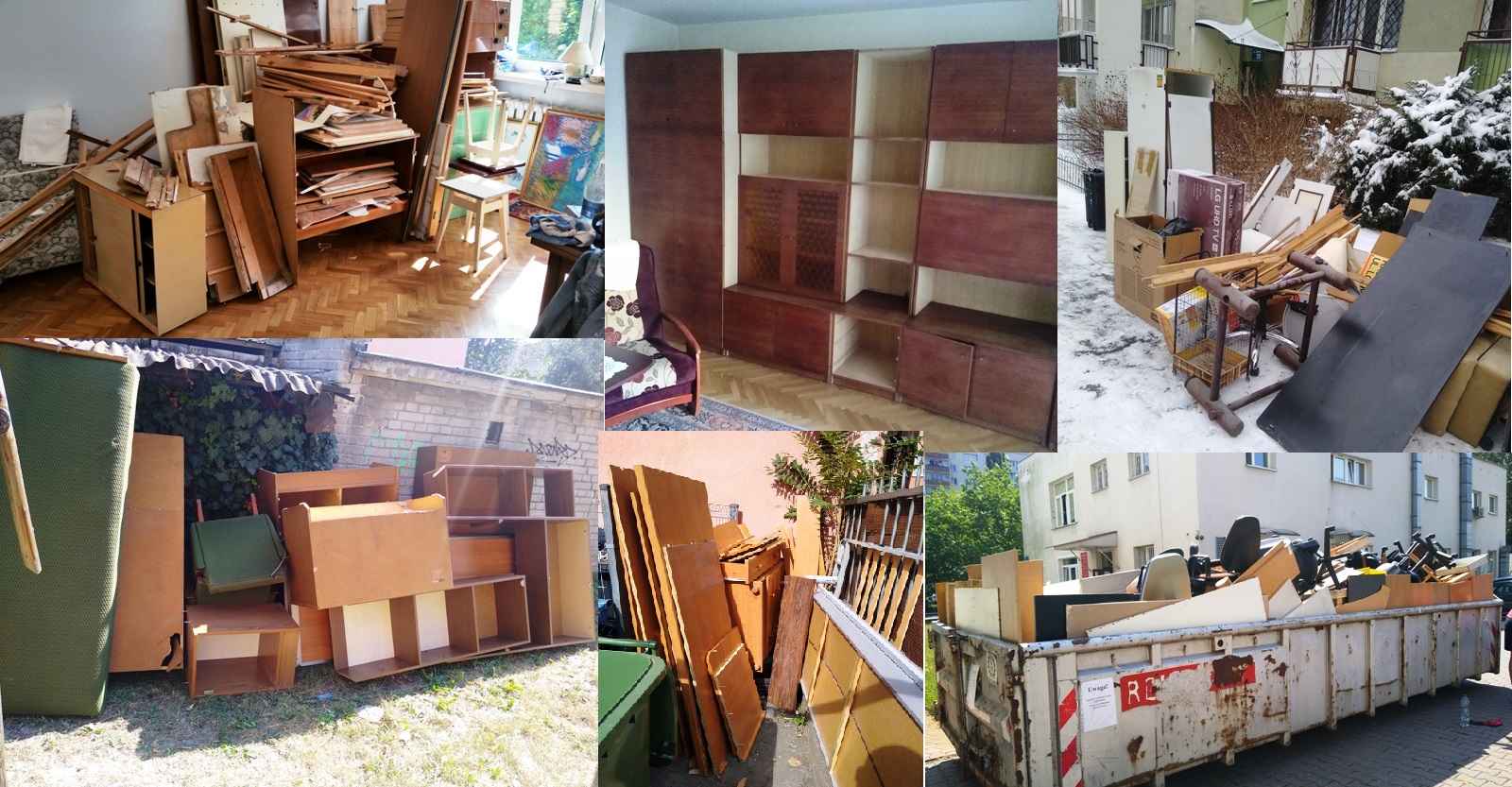 WYWÓZ MEBLI AGD utylizacja opróznianie pomieszczeń cała W-WA+okolice! Bielany - zdjęcie 1