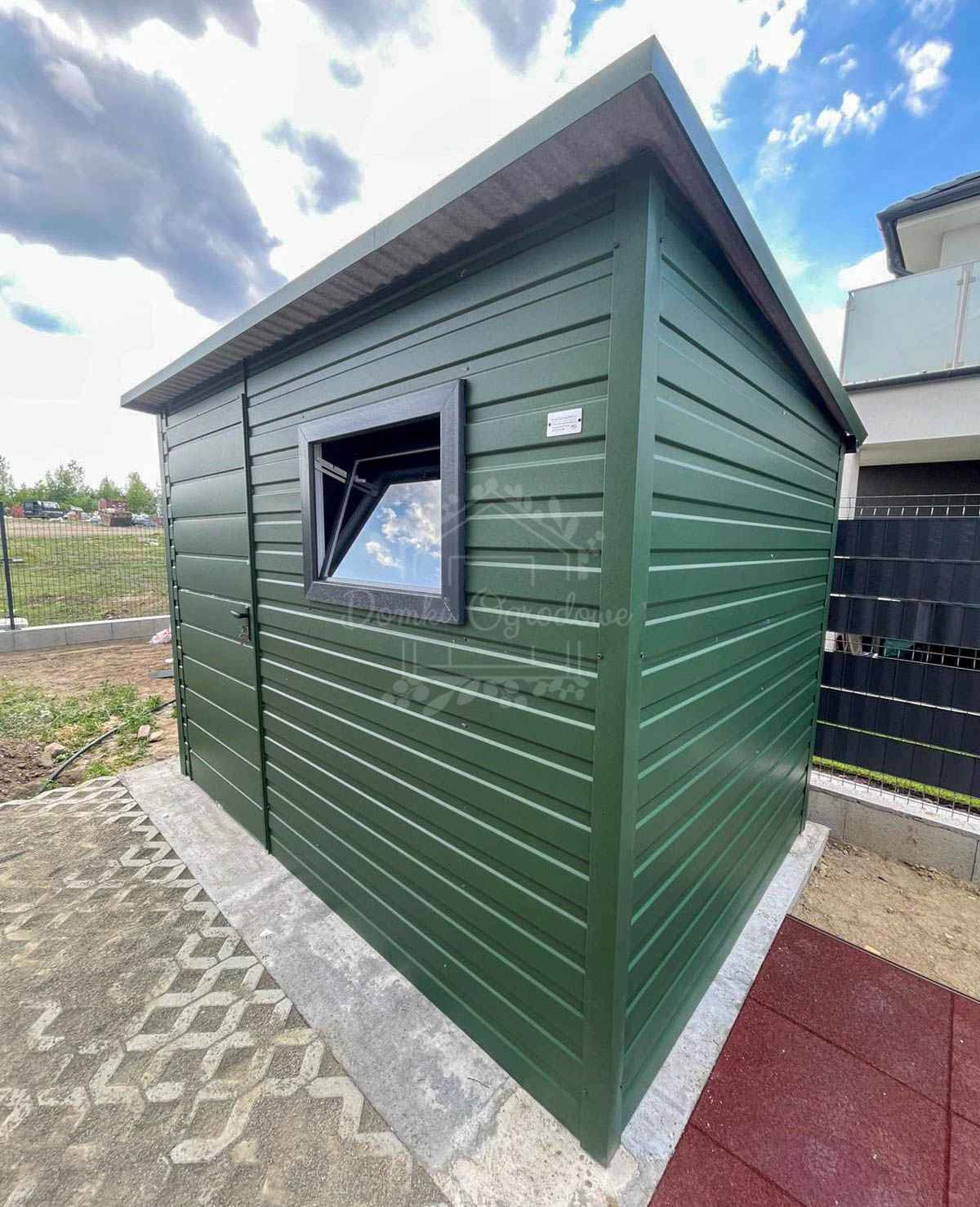 Schowek – Domek ogrodowy 3×2 m  okno – zielony dach spad w tył ID1258 Wieliczka - zdjęcie 4