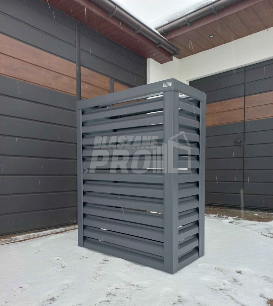 Osłona pompy ciepła 90x40x140 cm antracyt GP321 Tczew - zdjęcie 7