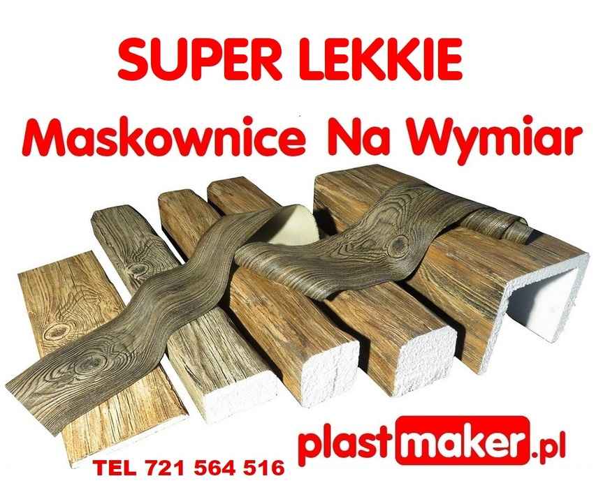 MASKOWNICE na wymiar - belki dekoracyjne DREWNOPODOBNE Bemowo - zdjęcie 4
