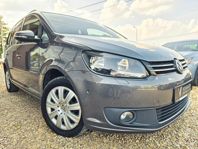 VW TOURAN 2.0 TDI 140km panorama NAVI 7 foteli SERWIS bezwypadek 2014 Tychy - zdjęcie 3