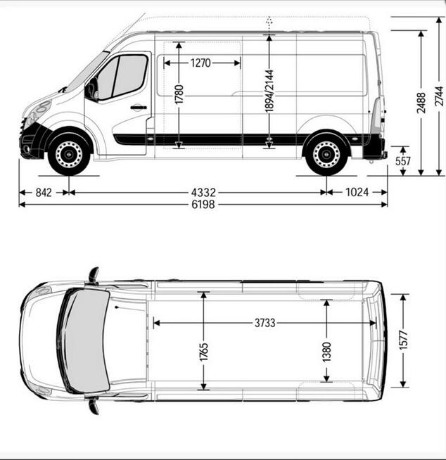 Renault Master L3H2 150 KM HAK | DRZWI z obu stron | Webasto |  KAMERA Kraków - zdjęcie 10