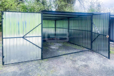 Garaż Blaszany - 3x5m - Brama Dwuskrzydłowa - Ocynk - Dach GB129 Inowrocław - zdjęcie 3