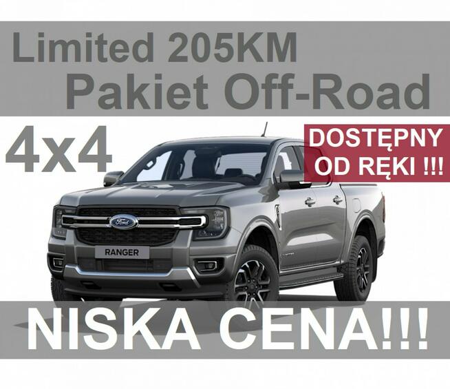 Nowy Ranger Limited 205KM 4x4 Pakiet Off-Road Niska Cena  2328 zł Szczecinek - zdjęcie 1