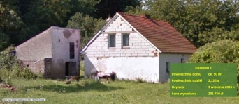 Dom jednorodzinny i działki niezabudowane, licytacja