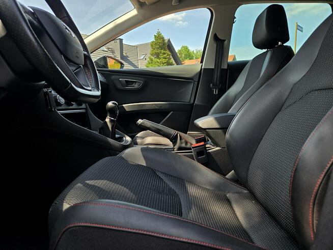Seat Leon FR 2.0TDI 184KM 2016r LED, Skóry, Grzane Fotele, Manual Tychy - zdjęcie 8