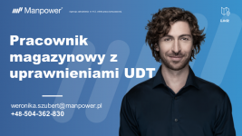 Pracownik magazynowy z uprawnieniami  UDT Widzew - zdjęcie 1