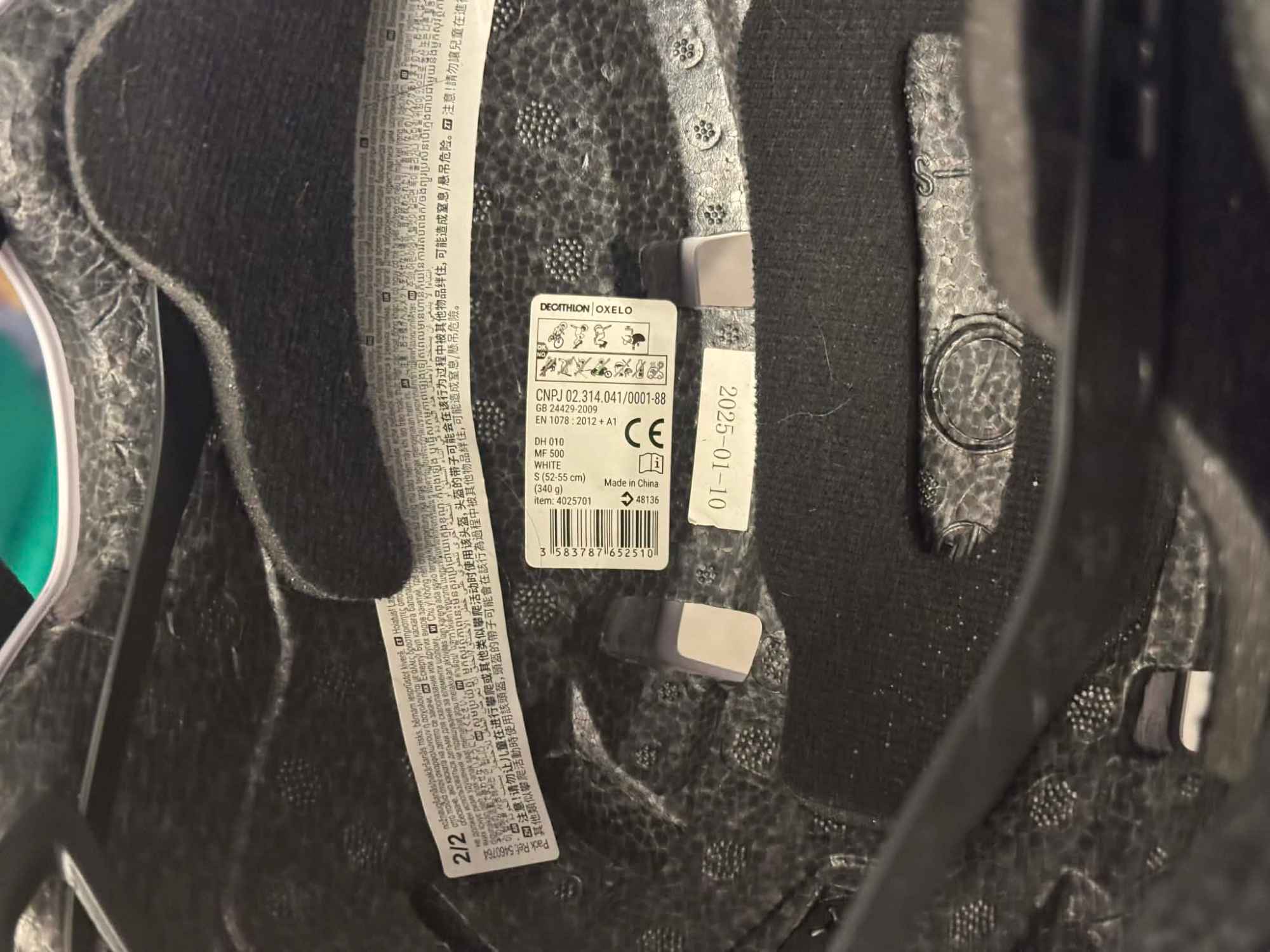 Kask Oxelo MF500 White roz. S 52-55 hulajnoga, rolki, deskorolka...... Krowodrza - zdjęcie 5