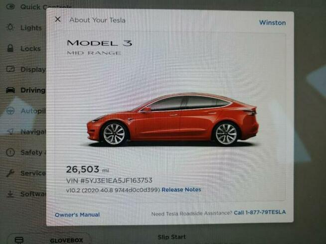 Tesla Model 3 2018, Long Range Battery, porysowany lakier Warszawa - zdjęcie 8