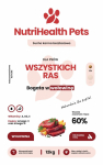 Nutrihealthpets sucha karma bezzbozowa dla psa 12kg.