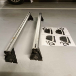 Opel Astra H - oryginalne belki dachowe na relingi bagażnik bazowy Białołęka - zdjęcie 2