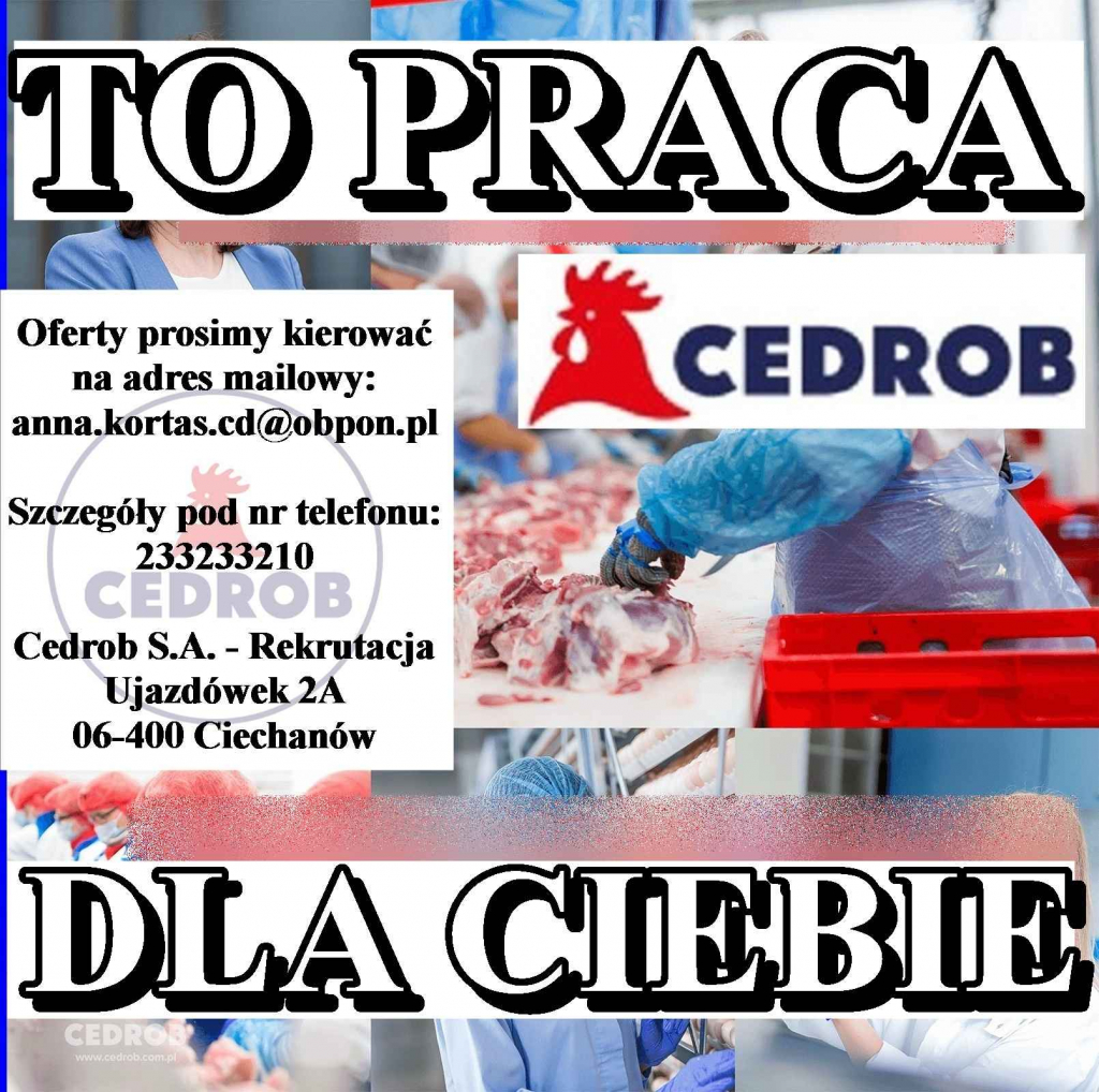 Pomocnik operatora kombajnu do załadunku Kurcząt (K/M)  mazowieckie Ciechanów - zdjęcie 1