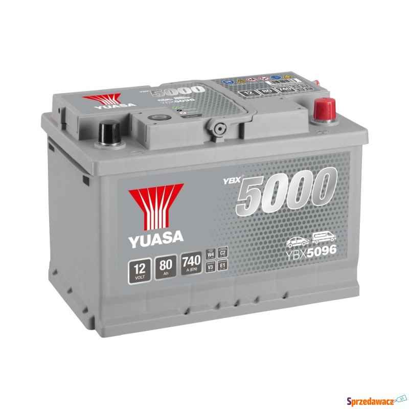 Akumulator Yuasa Silver 12V 80Ah 740A Prawy Plus Łomża - zdjęcie 1