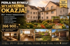 3pok, 66met, okolice Bolkowa 3 OGRÓDKI/2 GARAŻE (Wolbromek)