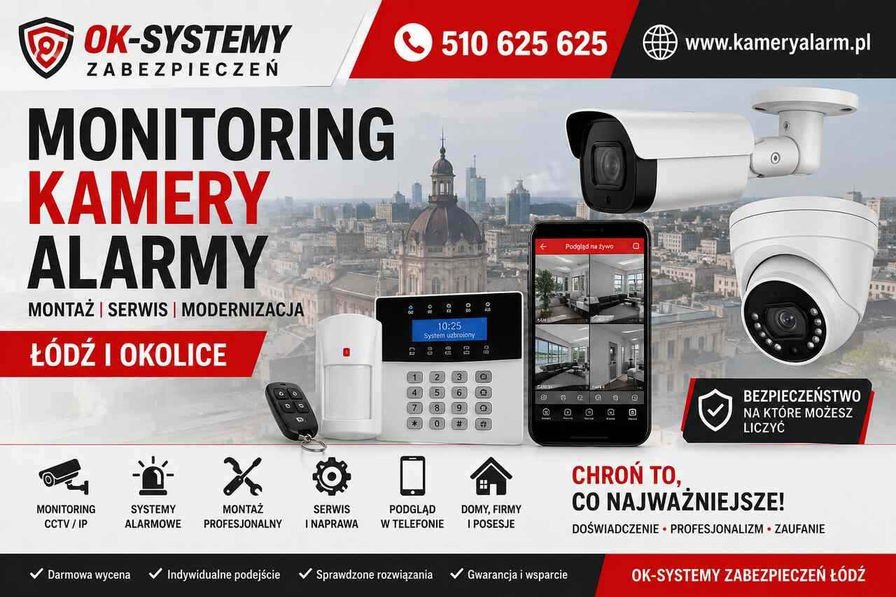 OK-Systemy Zabezpieczeń Radosław Dybiec Widzew - zdjęcie 1
