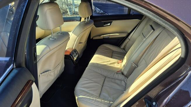 Mercedes S 350 3.5 272KM Biała skóra brązowy metalik Świętoszówka - zdjęcie 12