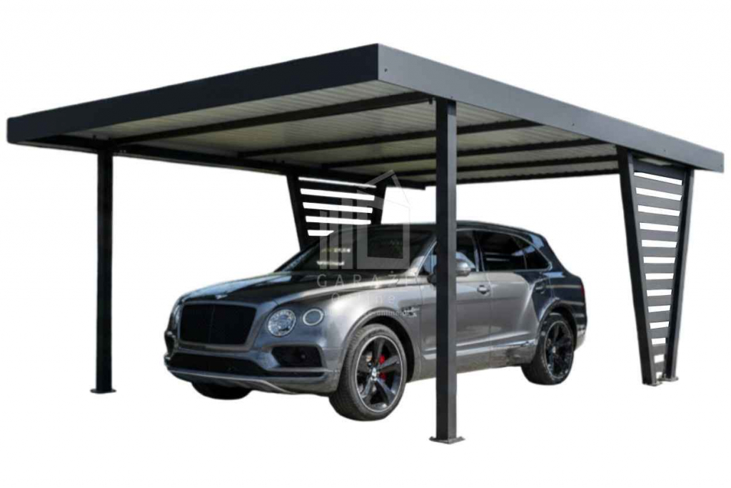 Carport V PREMIUM 4,3x5m Wypełnienie panelami Wiata samochodowa ID1182 Jastrzębie-Zdrój - zdjęcie 1