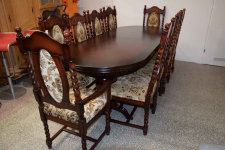 stół rozkładany i 10 krzeseł - komplet jak nowy Olsztyn - zdjęcie 2