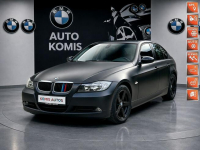 BMW 320i e90 150KM Sedan Czarny Mat 2xPDC IDrive Opłacona #Zamiana#