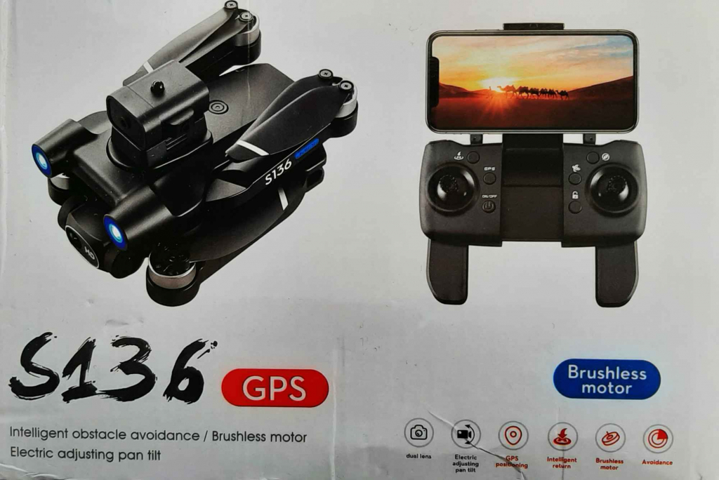 Polecam Dobrej Klasy ! Nowy DRON GPS EPS UAV S136 -4K Full HD Katowice - zdjęcie 1