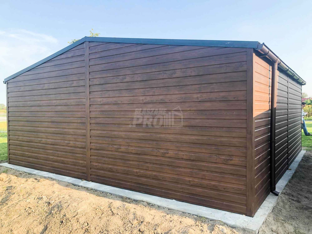 Garaż blaszany 6x6 Brama + drzwi + 2x okno  Dach dwuspadowy GP119 Kłodzko - zdjęcie 4