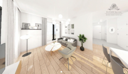 Mieszkanie 3pok. o pow 52,95m2 z balkonem/ Krzyki Partynice