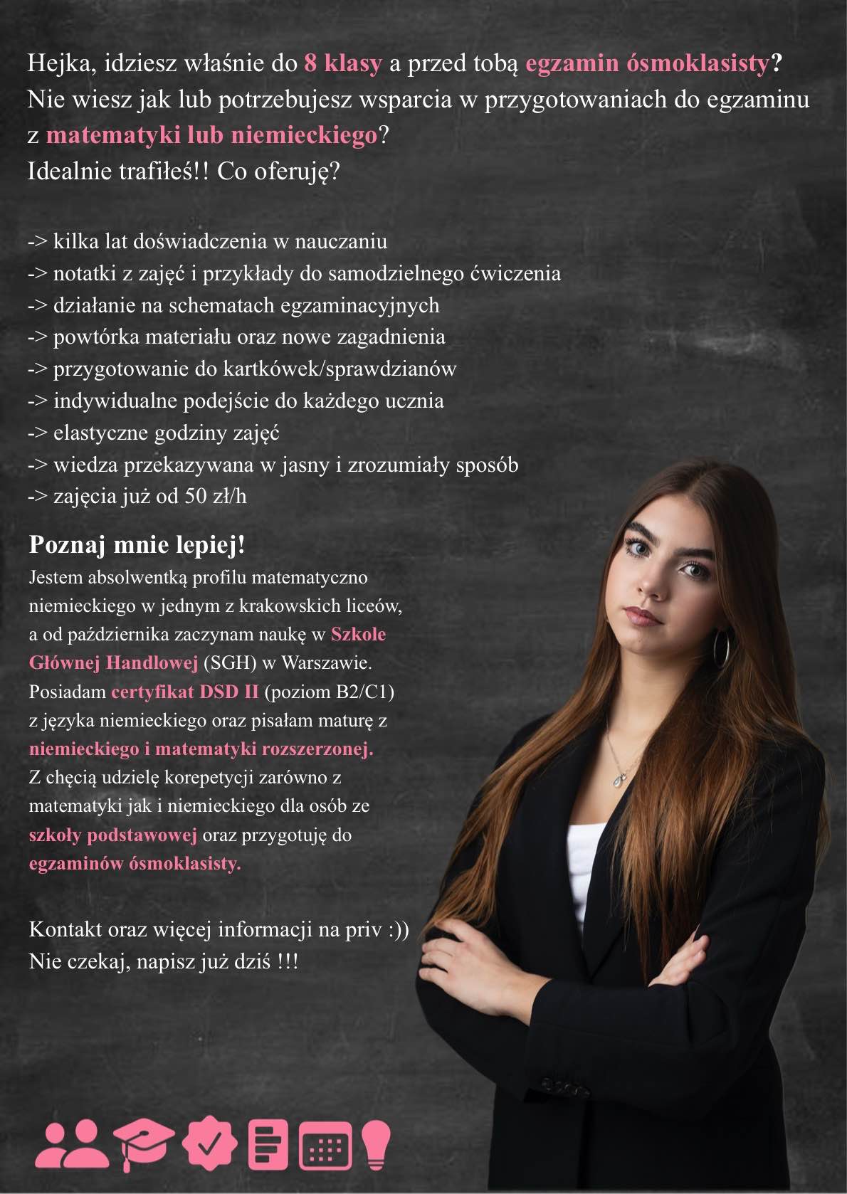 KOREPETYCJE - JĘZYK NIEMIECKI Mokotów - zdjęcie 1