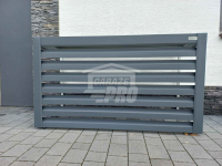 Osłona klimatyzatora - 110x40x90 cm antracyt - zabudowana front GP310 Gdynia - zdjęcie 9