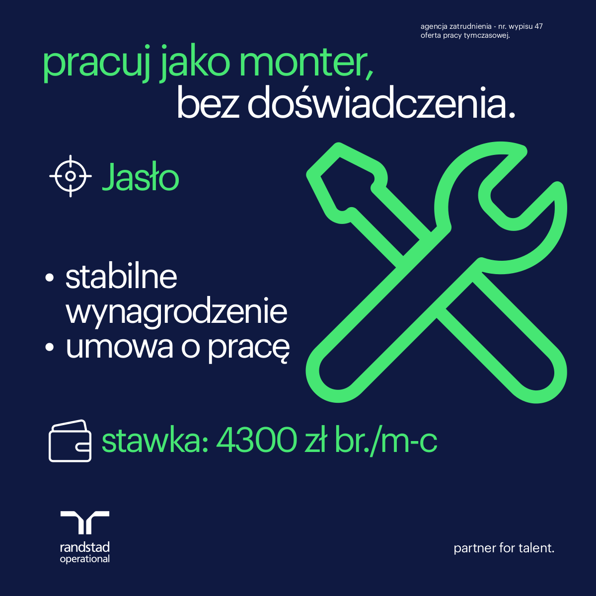 monter - stabilna praca bez doświadczenia Jasło - zdjęcie 1