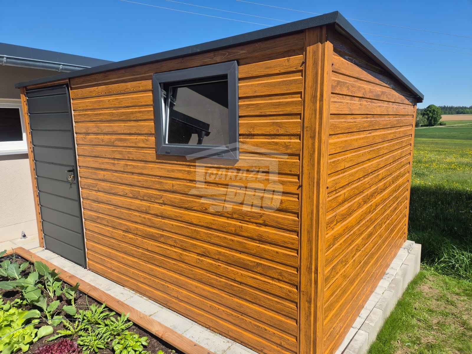 Schowek - Domek Ogrodowy 4x2,5m - drzwi okno  dach  rynna GP612 Elbląg - zdjęcie 3
