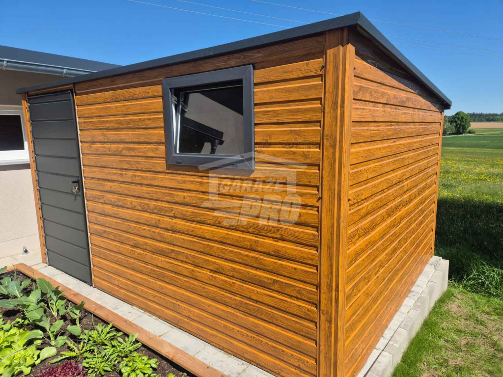 Schowek - Domek Ogrodowy 4x2,5m - drzwi okno  dach  rynna GP612 Elbląg - zdjęcie 3