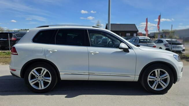Volkswagen Touareg 4x4 ledy automat bixenon R-LINE  biała perła Lębork - zdjęcie 4