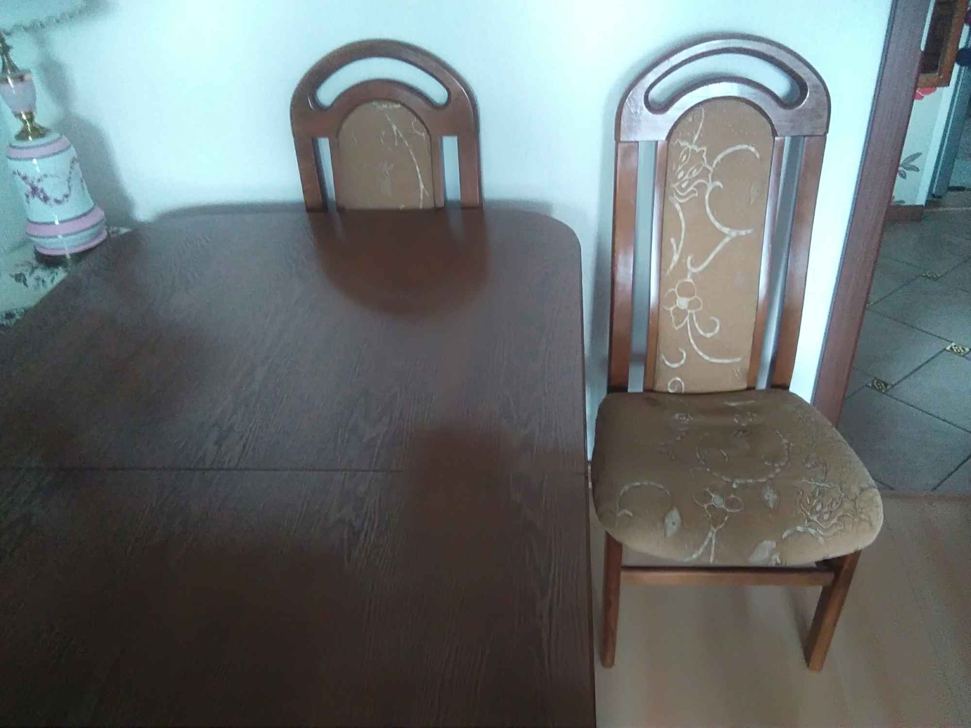 Sprzedam stół plus 6 krzeseł Krzyki - zdjęcie 1