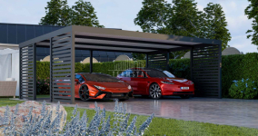 CarPort PREMIUM - wiata samochodowa 7x5  dodatkowa zabudowa TS1110 Czersk - zdjęcie 6