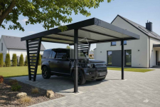 Carport V PREMIUM 4,3x5m Wypełnienie panelami Wiata samochodowa ID1182 Jastrzębie-Zdrój - zdjęcie 3
