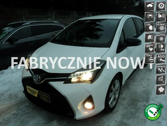 sprzedam ładną TOYOTE YARIS z 2015r  1.5 HYBRYDA+benz 100KM udziela.GW Lublin - zdjęcie 1
