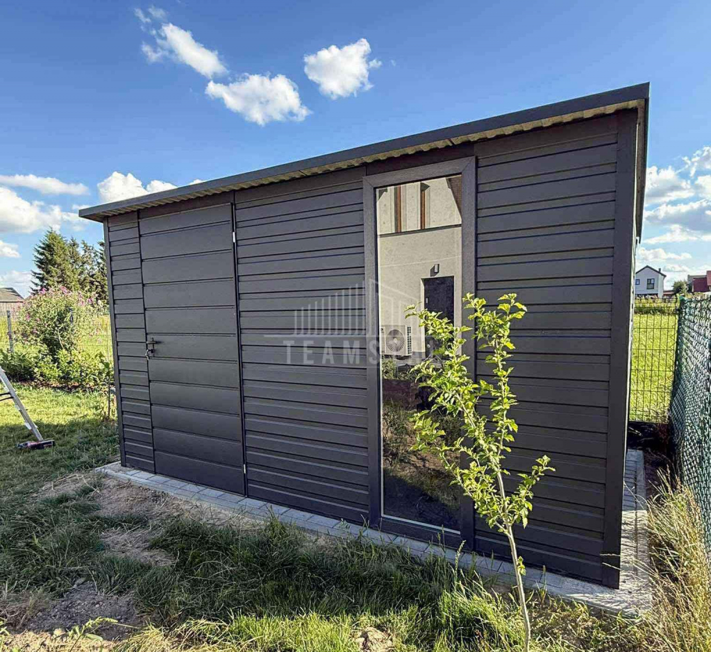 Schowek Domek 3,5x2m  drzwi okno rynna dach TS1140 Bydgoszcz - zdjęcie 2