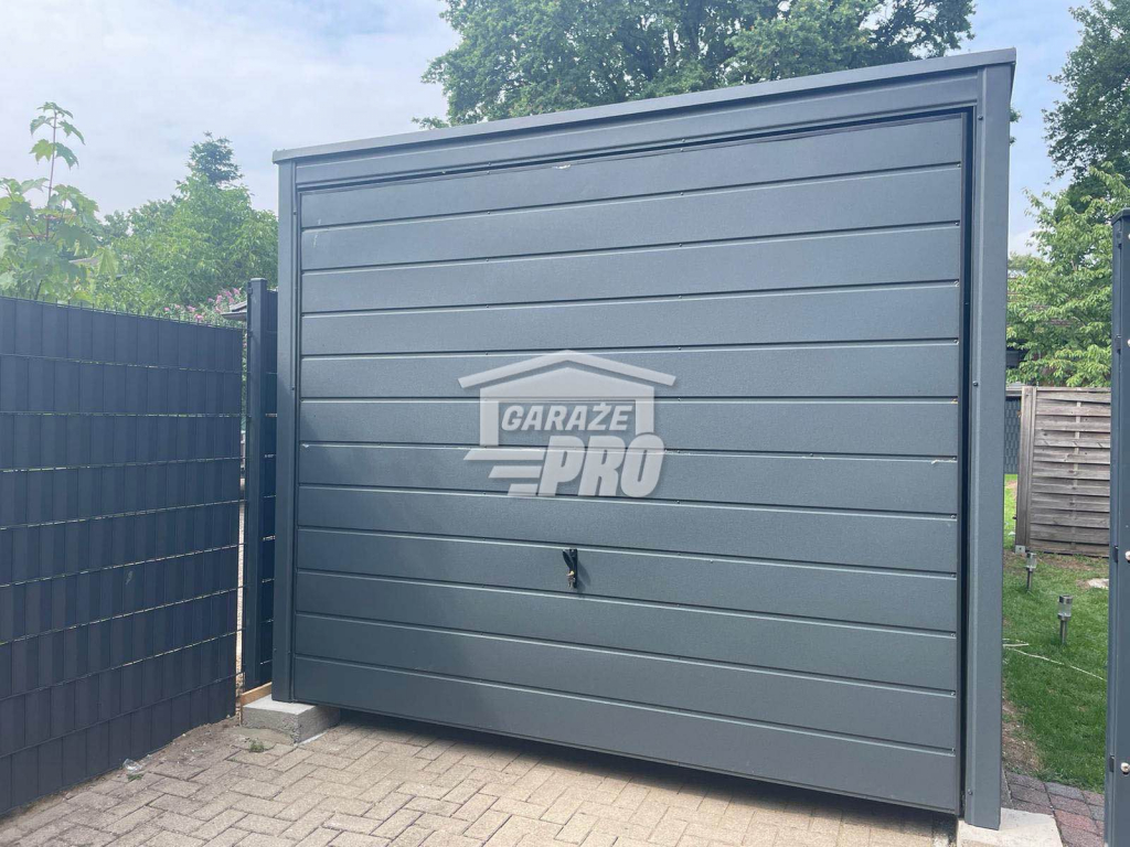 Garaż blaszany 3x8 brama uchylna +drzwi Dach spad w tył GP107 Stare Miasto - zdjęcie 5