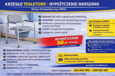 Krzesło toaletowe – wypożyczenie Warszawa | Sklep Ortopedyczny IMED