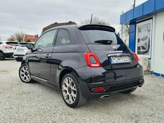 Fiat 500 Automat Klimatronik Półskóry Tempomat Halogeny Komputer Alu Wągrowiec - zdjęcie 4