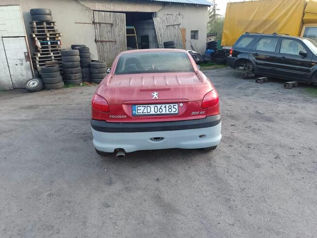 Fajny Peugeot 206 CC*2001 r*2,0 Benz*Długie Oce i Prz Tech* Zduńska Wola - zdjęcie 6