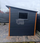 Schowek - domek ogrodowy 2x2m + wiata 1m - Drzwi - okno  dach  GP516 Otwock - zdjęcie 2