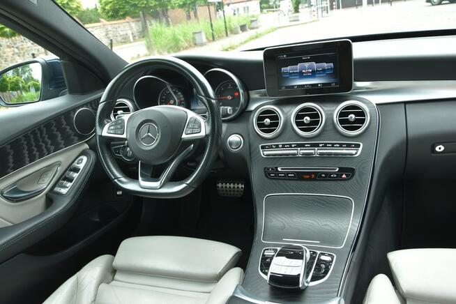 C 220d XI.2017r. AMG line 181tkm Skóra NAVi Kamera Xenon Kampinos - zdjęcie 11