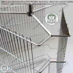 Wirnik 3 ramkowy nierdzewny do miodarki, Kosz do wirówki 3 plastrowej Jaśliska - zdjęcie 5